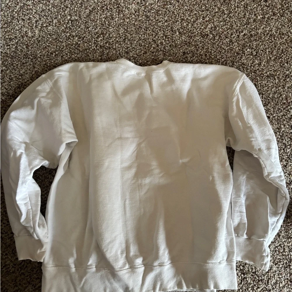 The Bar Men's Sweater in White and Gold - Picture 5 of 5